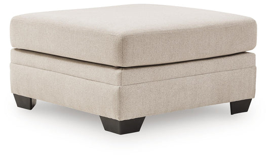 Mandi Point - Oversized Accent Ottoman - Marble – Accent Ottomans