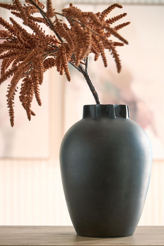 Kaslett - Vase - Antique Black by Ashley – view 2