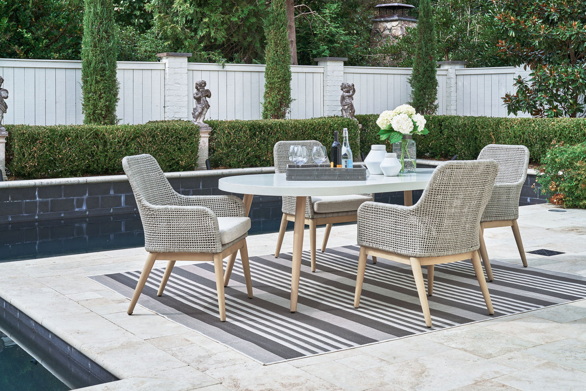 Seton Creek - Dining Set by Ashley – 5 Piece Outdoor Sets
