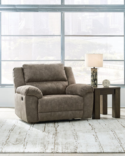 Laresview - Zero Wall Wide Seat Recliner - Fossil by Ashley – view 3