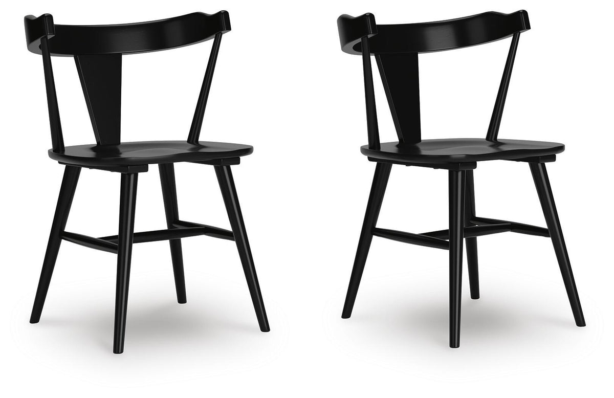 Gretlynn - Dining Room Side Chair (Set of 2) - Black by Ashley – Chair Sets