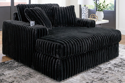 Midnight-Madness - Oversized Chaise by Ashley – view 7