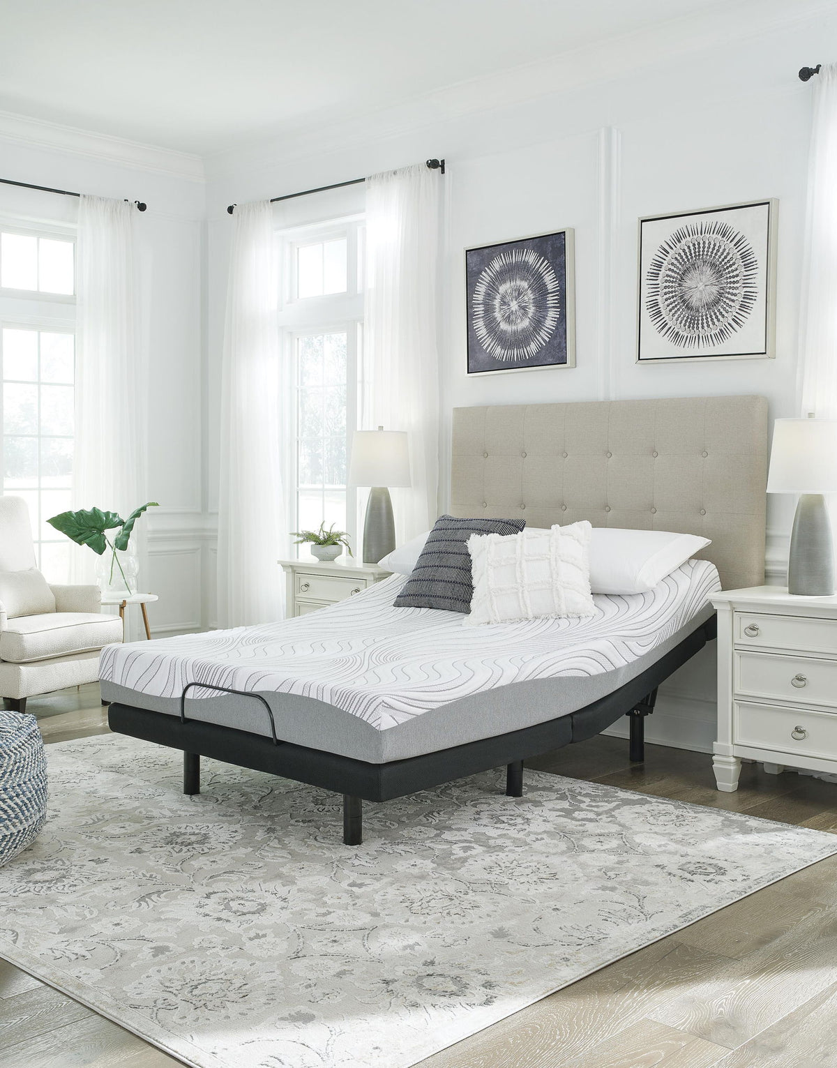 8 Inch Memory Foam - California King Mattress - White by Ashley – view 3