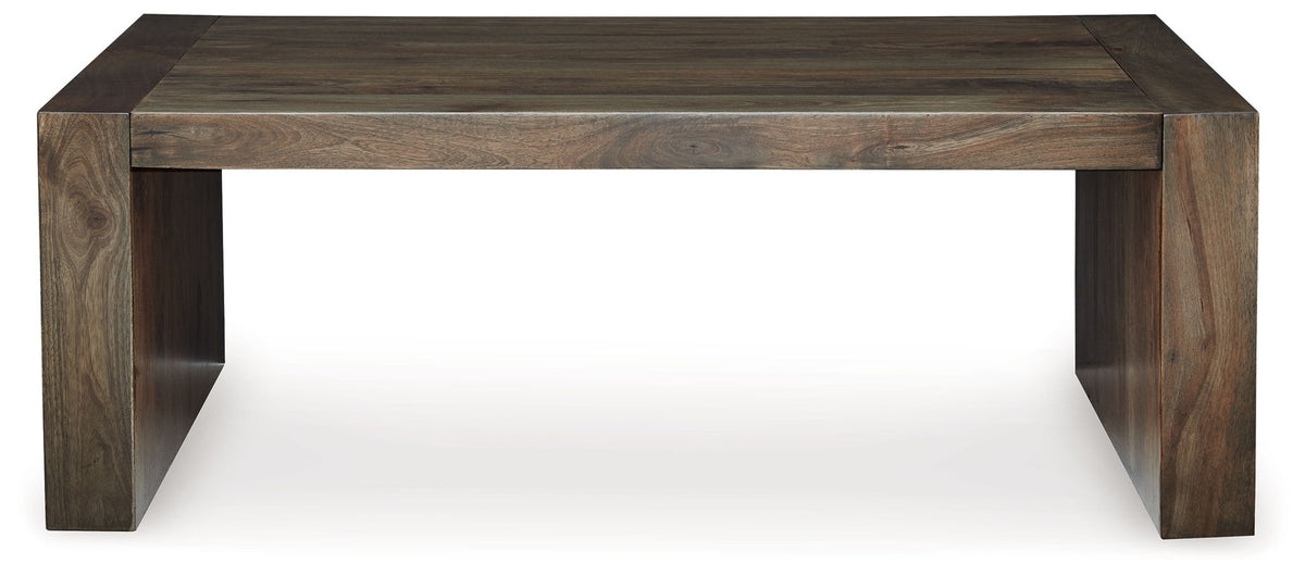 Dreggan - Rectangular Cocktail Table - Brown by Ashley – view 4