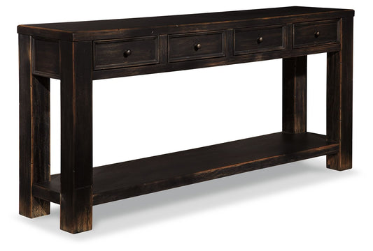 Gavelston - Sofa Table - Black by Ashley – Sofa Tables