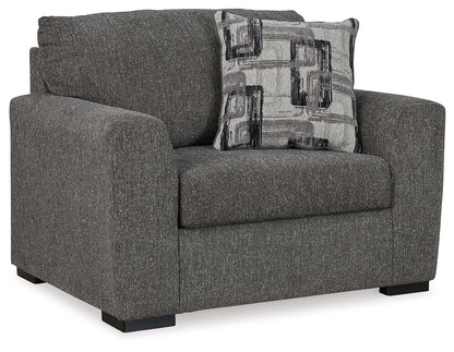 Gardiner - Chair And A Half - Pewter by Ashley – Arm Chairs