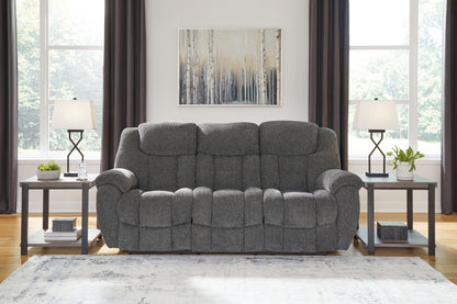 Foreside - Reclining Sofa - Charcoal by Ashley – view 3