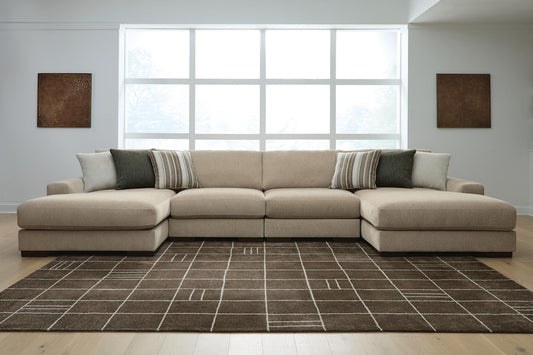 Linenhause - 4-Piece Double Chaise Sectional - Dune – view 2