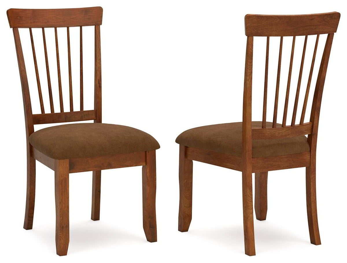 Berringer - Dining UPH Side Chair (Set of 2) - Rustic Brown by Ashley – Chair Sets