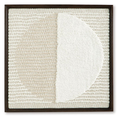Bachard - Wall Decor - Tan / White by Ashley – Wall Decor