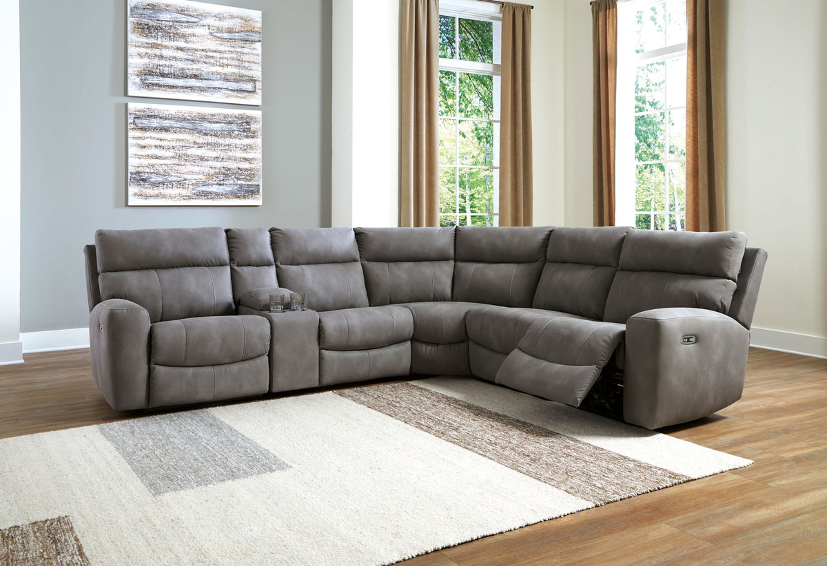 Next-Gen Durapella - 7 Piece Power Reclining Sectional Set by Ashley – view 3