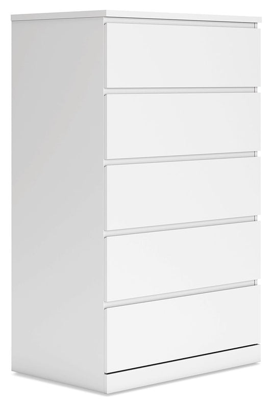 Onita - Five Drawer Chest by Ashley – Accent Chests
