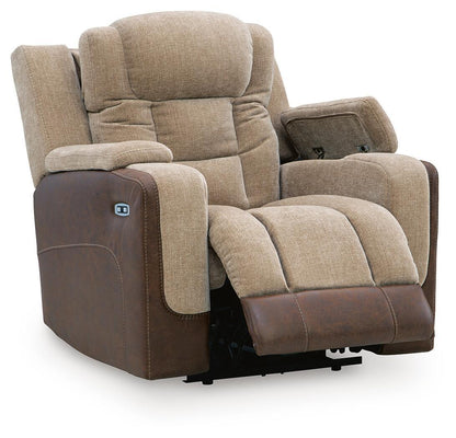 Mixed Motion - Power Recliner With Adjustable Headrest by Ashley – view 4