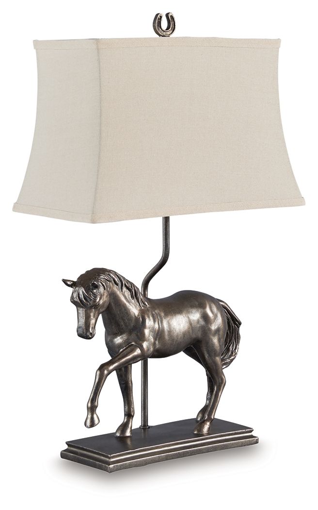 Sandorman - Poly Table Lamp - Bronze Finish by Ashley – view 4