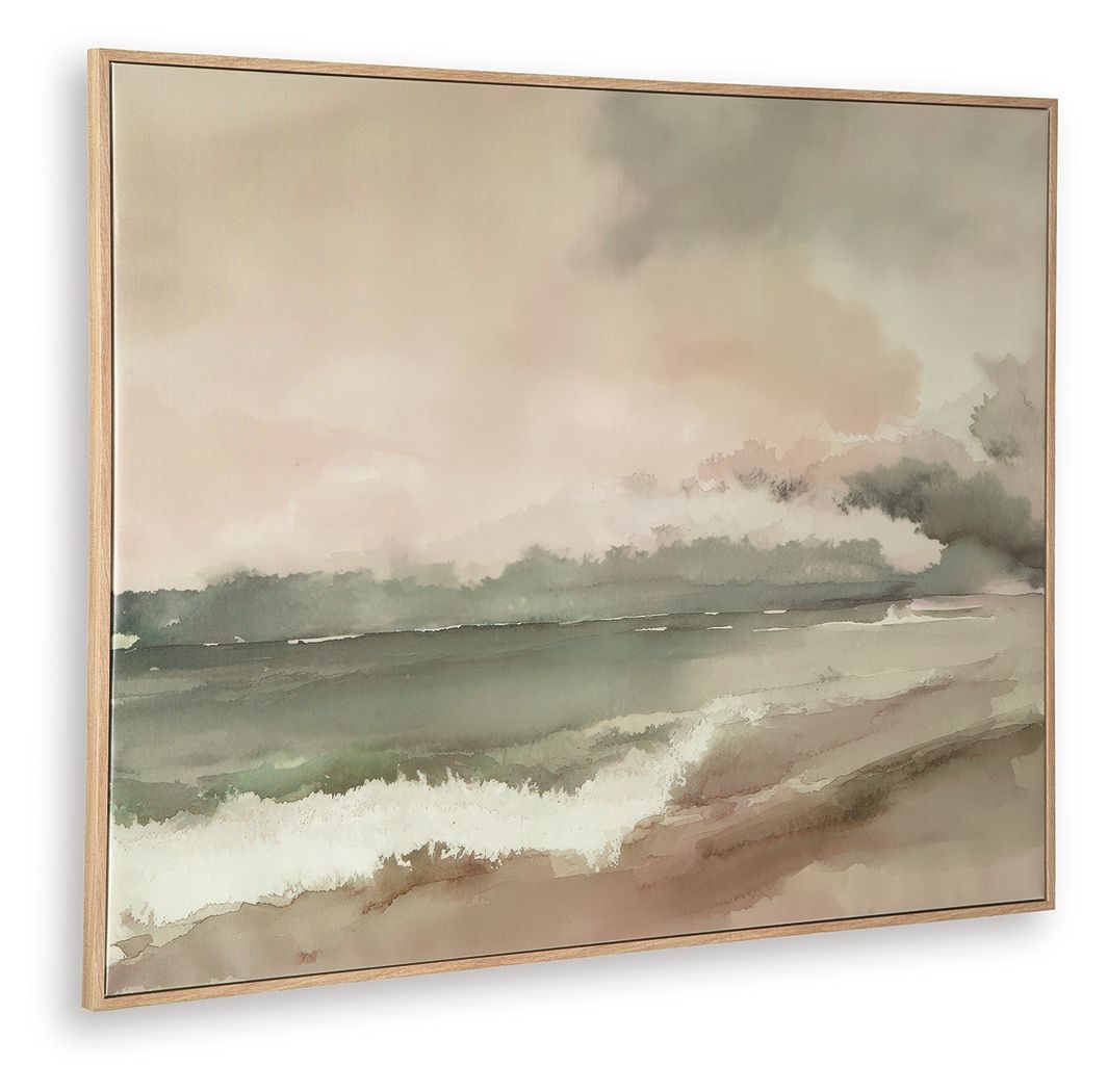 Vallus - Wall Art - Blush / Green / Gray by Ashley – view 3