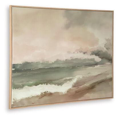 Vallus - Wall Art - Blush / Green / Gray by Ashley – view 3