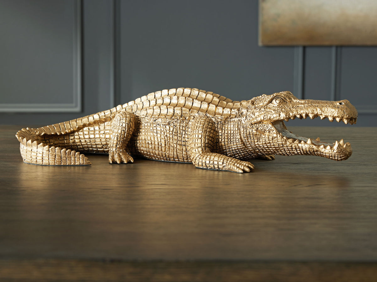 Lauretman - Sculpture - Antique Gold Finish by Ashley – view 2