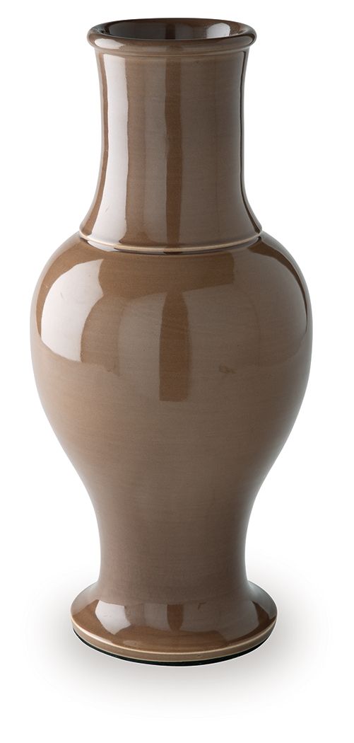 Tillmer - Vase - Brown by Ashley – view 2