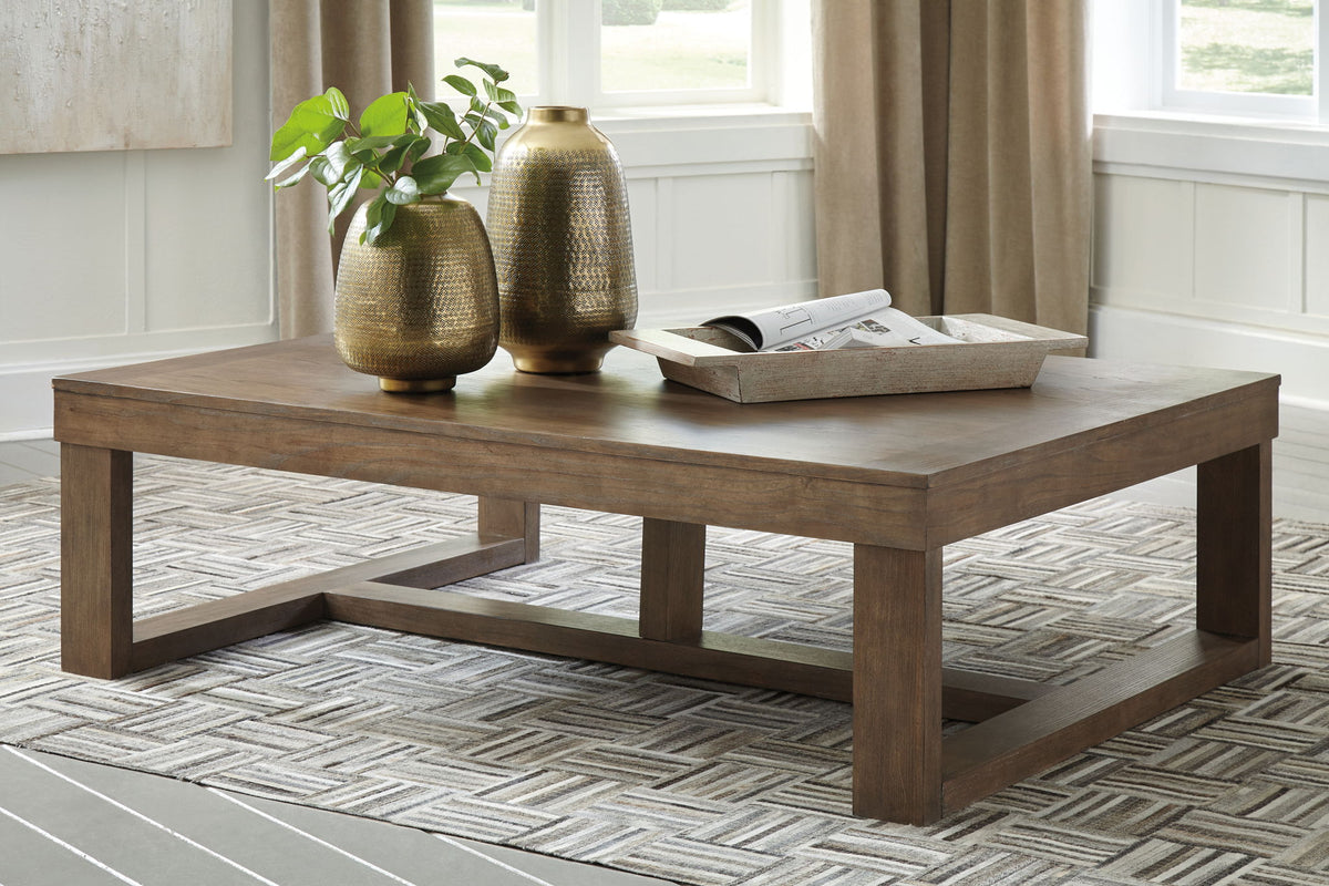 Cariton - Rectangular Cocktail Table - Gray by Ashley – view 4