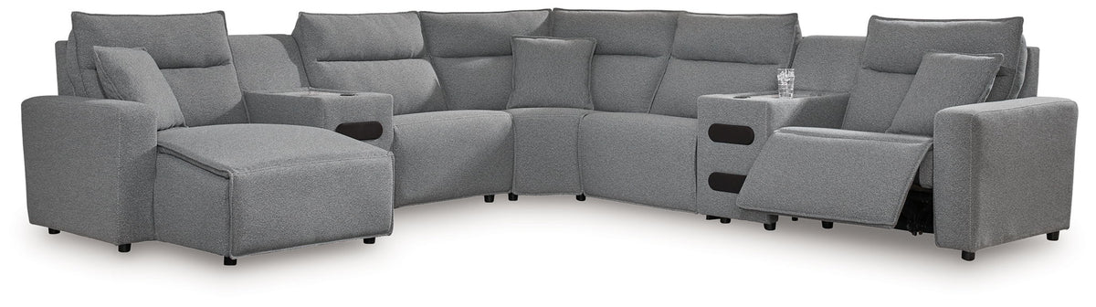 Modmax II - 7 Piece Reclining Sectional by Ashley – Reclining Sectionals