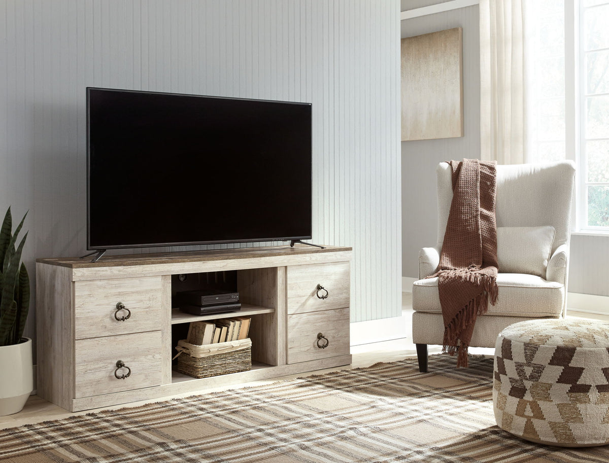 Willowton - TV Stand With Fireplace Option by Ashley – view 4