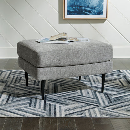 Hazela - Ottoman - Charcoal by Ashley – view 3