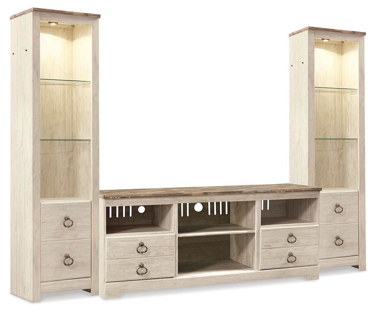 Willowton - Entertainment Center With Fireplace Option by Ashley – view 2