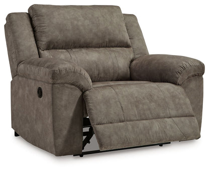 Laresview - Zero Wall Wide Seat Recliner - Fossil by Ashley – view 4