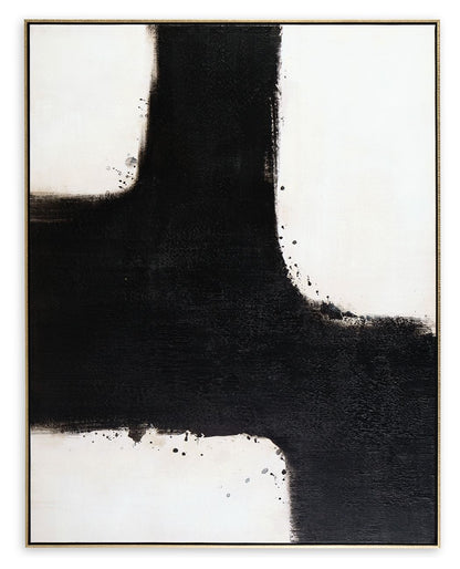 Reighlea - Wall Art - Black / White by Ashley – view 2