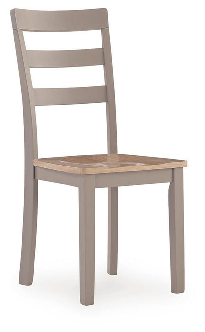 Harperfeld - Dining Room Side Chair (Set of 2) - Natural / Gray by Ashley – view 2