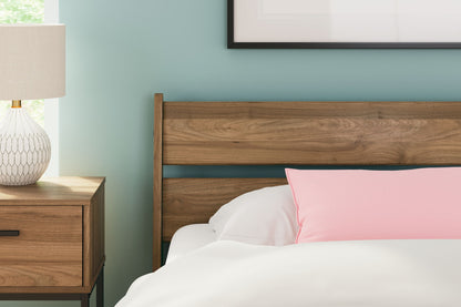 Deanlow - Twin Panel Headboard - Honey by Ashley – Panel Headboards