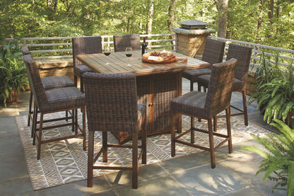 Paradise Trail - Outdoor Fire Pit Table Set by Ashley – view 3