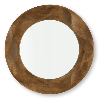 Aajon - Accent Mirror - Brown by Ashley – Accent Mirrors