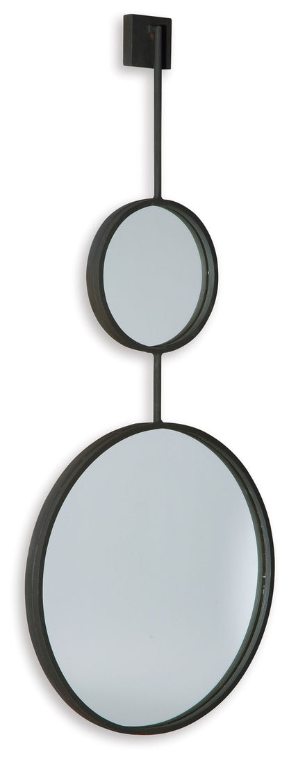 Brewer - Accent Mirror - Black by Ashley – view 3