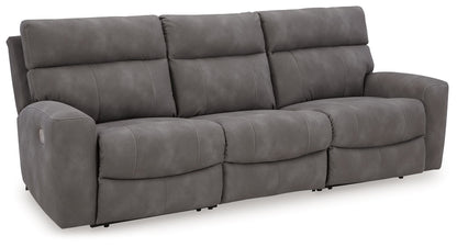 Next-Gen Durapella - 3 Piece Reclining Sectional by Ashley – Reclining Sectionals