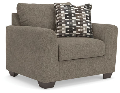 Triston-Peaks - Chair And A Half - Suede – Arm Chairs