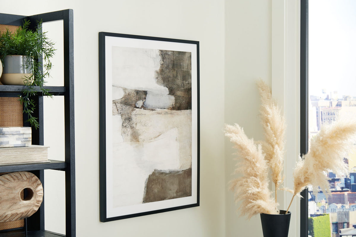 Aldricton - Wall Art - Brown / White by Ashley – view 4