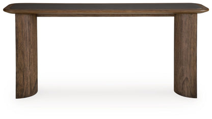 Dontayne - Sofa Table - Warm Brown by Ashley – view 2