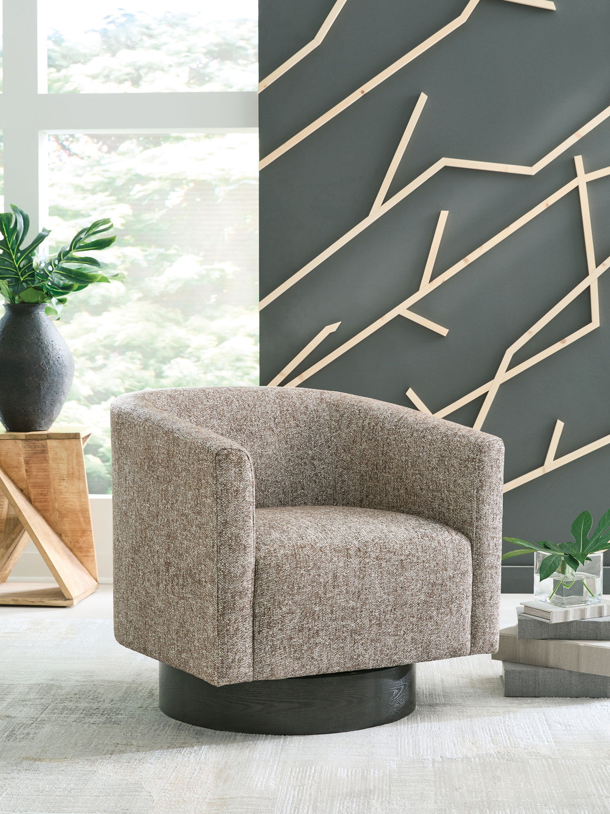 Jorryn - Swivel Accent Chair - Brown by Ashley – view 4