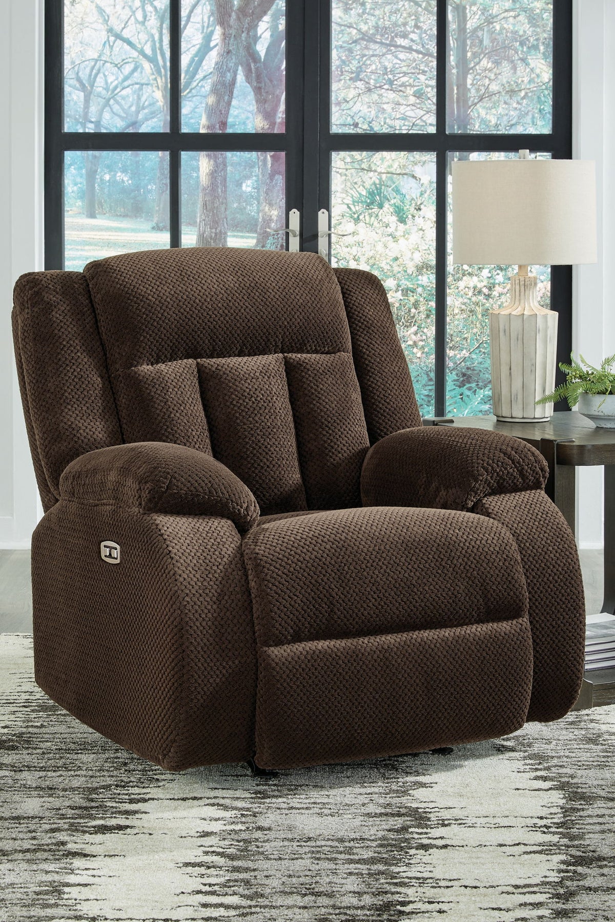 Free Wake - Power Rocker Recliner - Chocolate by Ashley – view 4