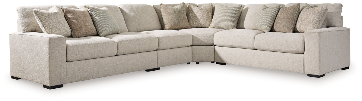 Ballyton - 4-Piece Sectional - Sand – Stationary Sectionals
