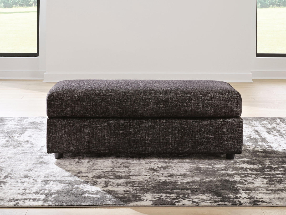Lentiz - Oversized Accent Ottoman - Onyx by Ashley – view 2