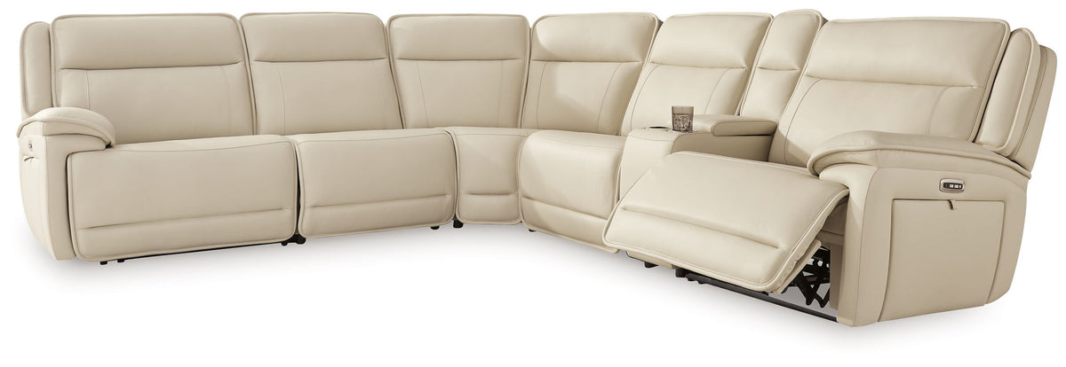 Double Deal - 6 Piece Reclining Sectional by Ashley – Reclining Sectionals