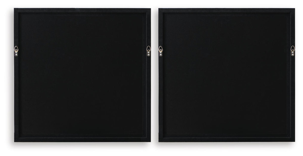 Downyard - Wall Art Set (Set of 2) - Black / Beige by Ashley – view 3