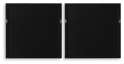Downyard - Wall Art Set (Set of 2) - Black / Beige by Ashley – view 3