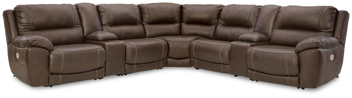 Dunleith - 7 Piece Power Reclining Sectional by Ashley – Reclining Sectionals