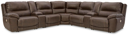 Dunleith - 7 Piece Power Reclining Sectional by Ashley – Reclining Sectionals