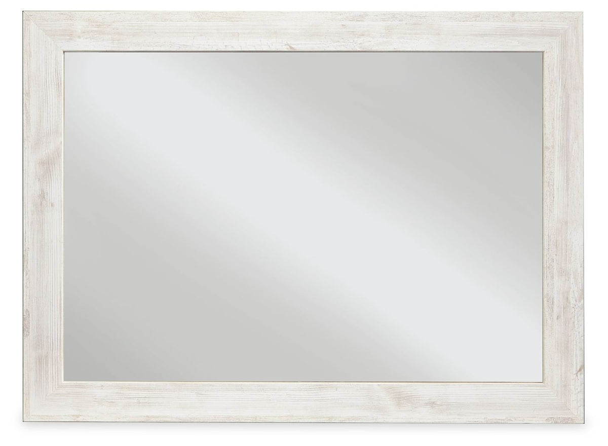 Paxberry - Bedroom Accent Mirror - Whitewash by Ashley – view 3