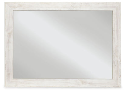 Paxberry - Bedroom Accent Mirror - Whitewash by Ashley – view 3