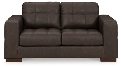 Luigi - Loveseat - Thunder by Ashley – Stationary Loveseats